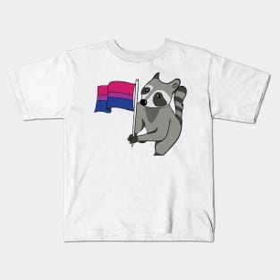 Bisexual Pride Racoon Kids T-Shirt